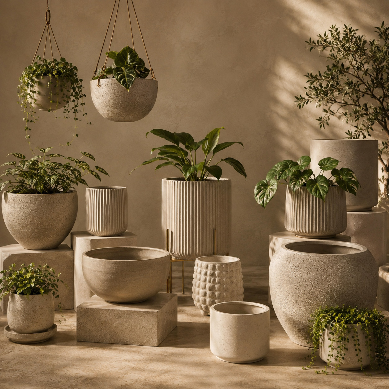 Decorative outer plant pots